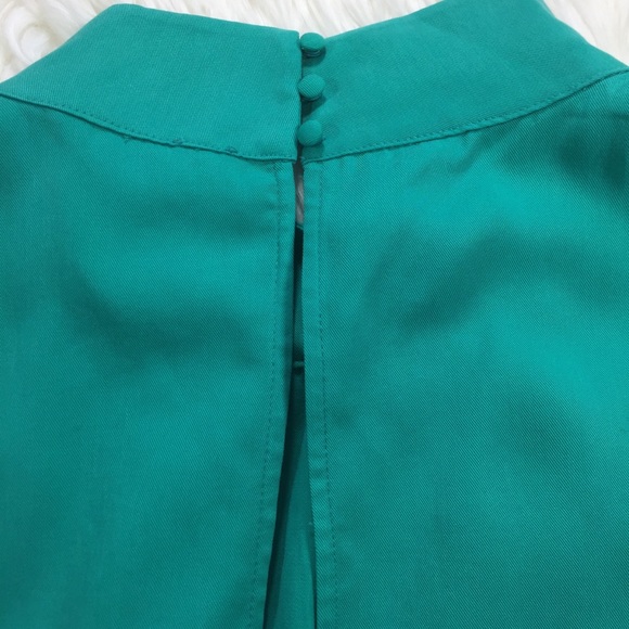 Free People sleeveless mock neck turquoise top - Picture 7 of 8